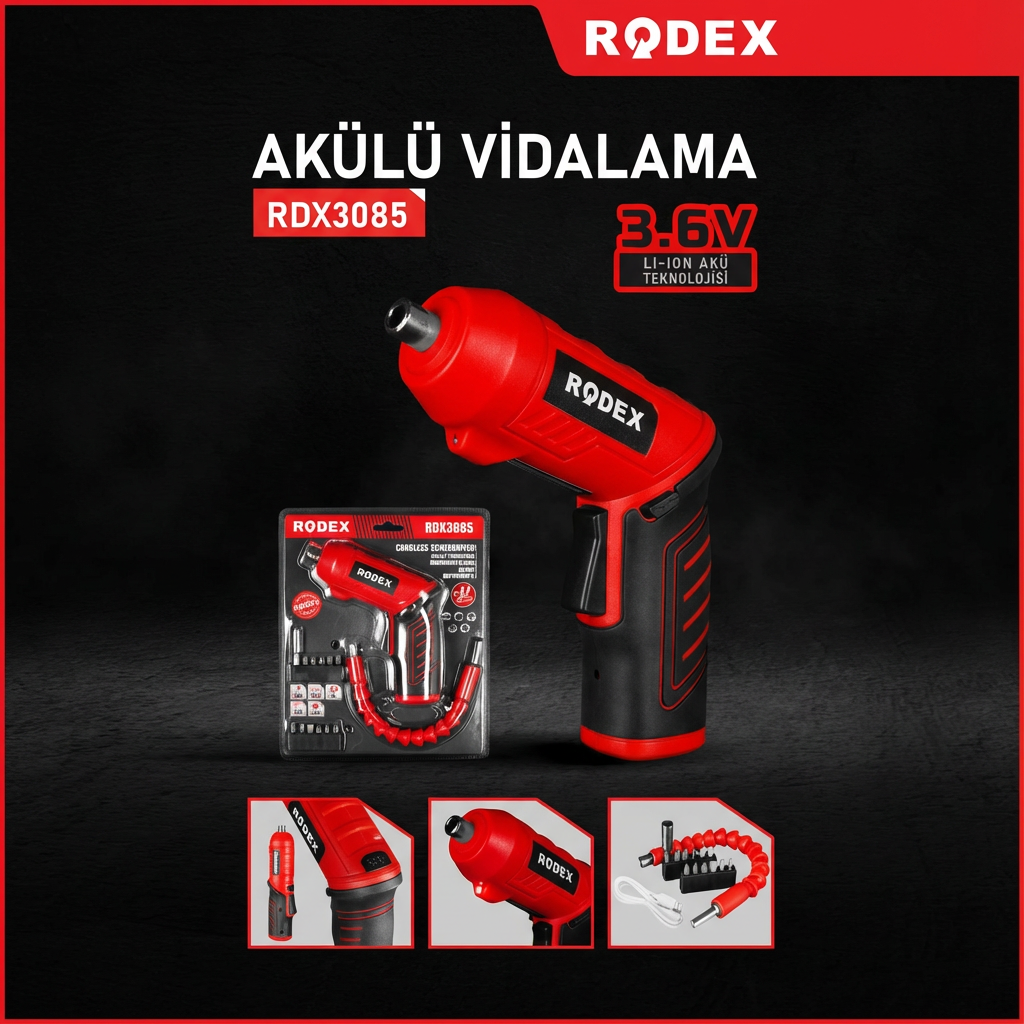 Rodex - Akülü Vidalama