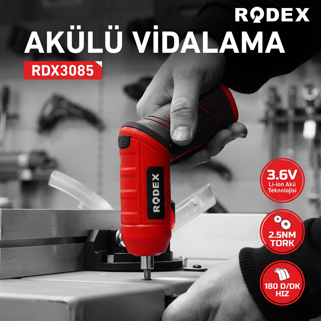 Rodex - Akülü Vidalama
