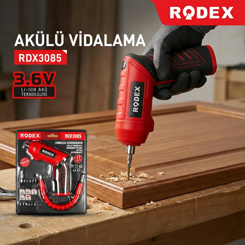 Rodex - Akülü Vidalama
